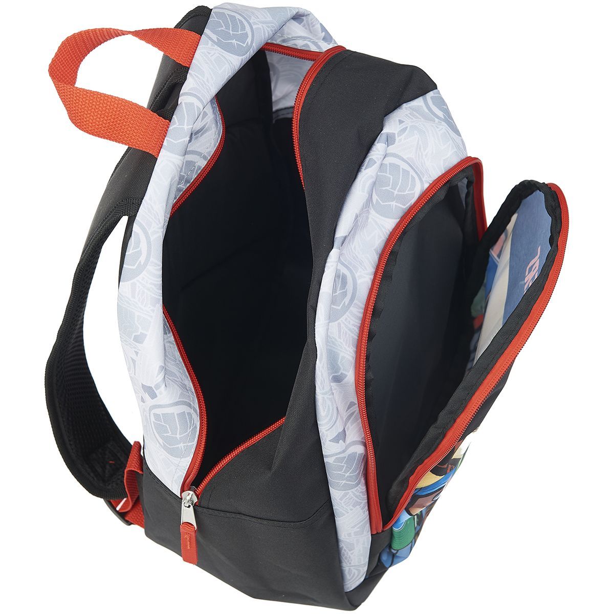 MARVEL Sac à dos 2 compartiments noir et blanc Avengers