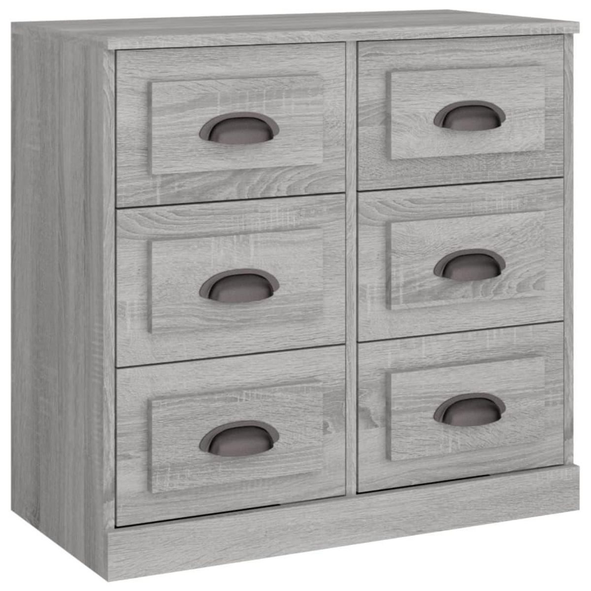 VIDAXL Buffet sonoma gris 70x35,5x67,5 cm bois d'ingenierie