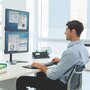 Voir la diapositive 3 : Fellowes Support écran PC Support Double Vertical sur pied