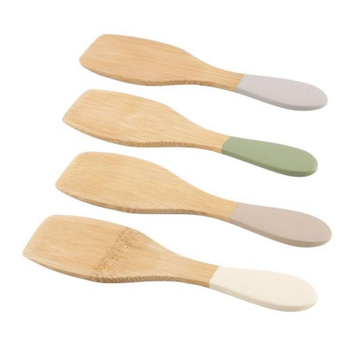 point virgule Set 4 spatules 13cm en bambou - pv-bam-1210