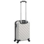 Voir la diapositive 3 : VIDAXL Valise rigide Argenté brillant ABS