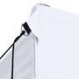 Voir la diapositive 3 : VIDAXL Tente de reception pliable avec 3 parois 3x4 m Acier Blanc