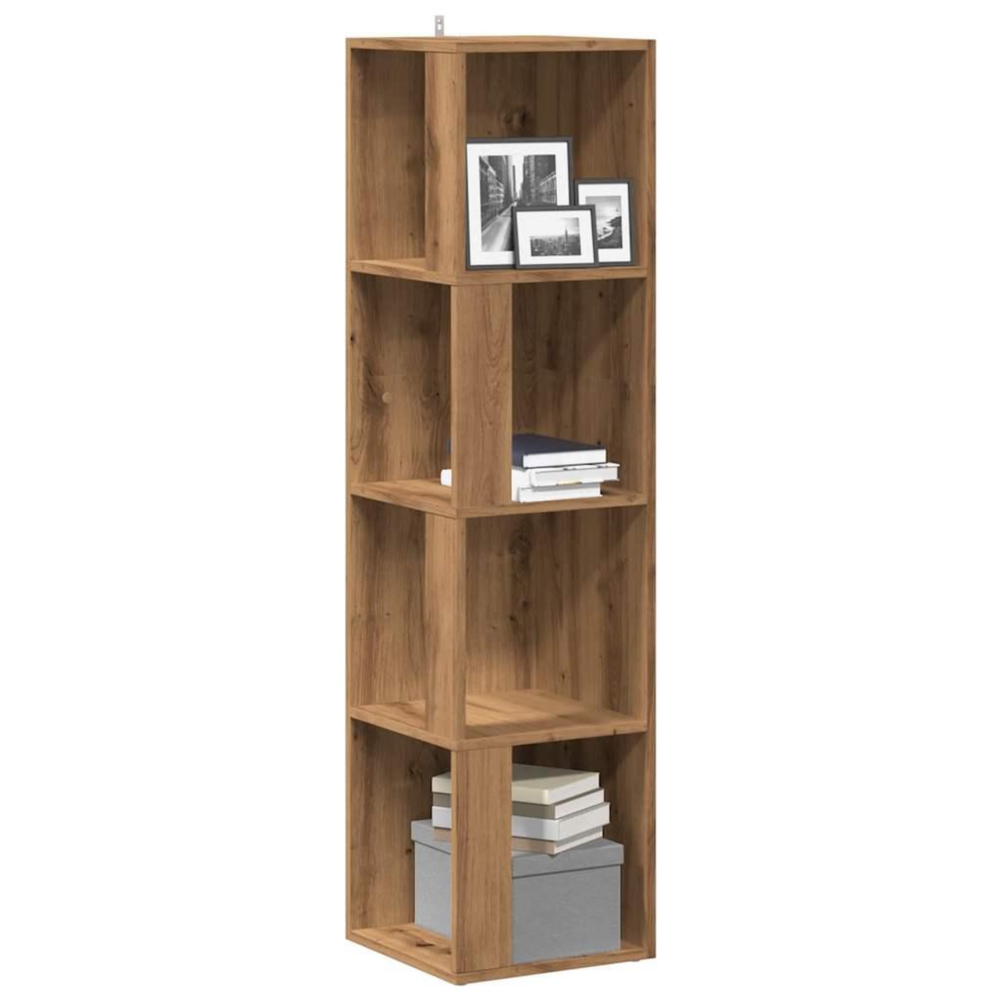 VIDAXL Armoire d'angle chene artisanal 33x33x132 cm bois d'ingenierie