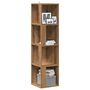 Voir la diapositive 1 : VIDAXL Armoire d'angle chene artisanal 33x33x132 cm bois d'ingenierie