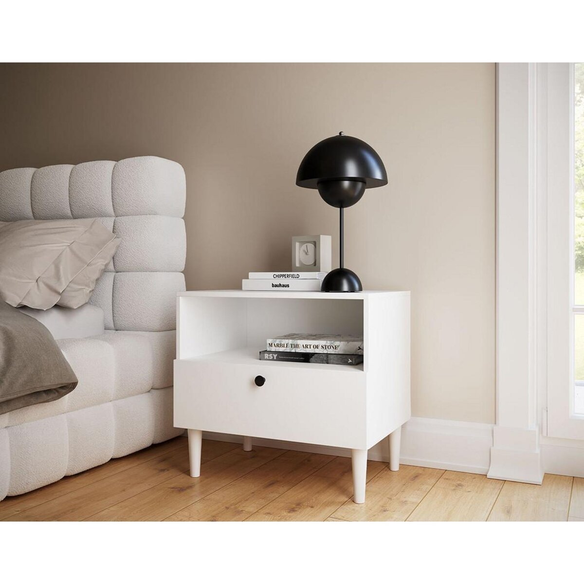 BEST MOBILIER Cleo - lit coffre avec led - 160x200 cm - sommier inclus - en velours