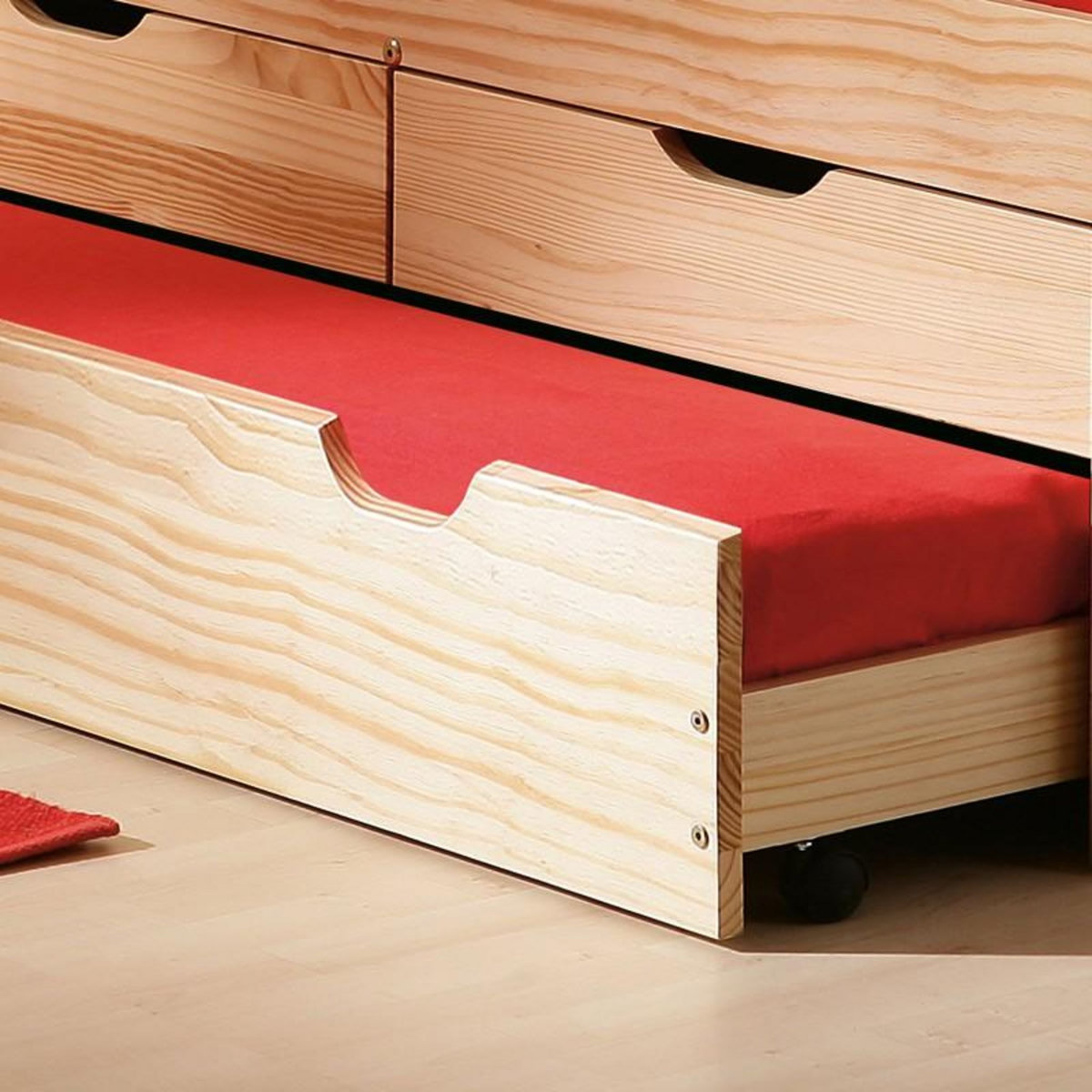 Paris Prix Lit Banquette Enfant Bois  Rob  90x200cm Naturel