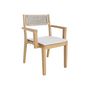 Voir la diapositive 5 : SWEEEK Table de jardin extensible bois d'acacia + 10 assises PALENA et GALENA 275 x 100 x 75 cm naturel et beige