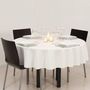Voir la diapositive 5 : ATMOSPHERA Nappe Antitache Ronde  Unie  180cm Ivoire