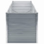 Voir la diapositive 4 : VIDAXL Lit sureleve de jardin Acier galvanise 240x80x77 cm Gris