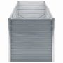 Voir la diapositive 4 : VIDAXL Lit sureleve de jardin Acier galvanise 240x80x77 cm Gris