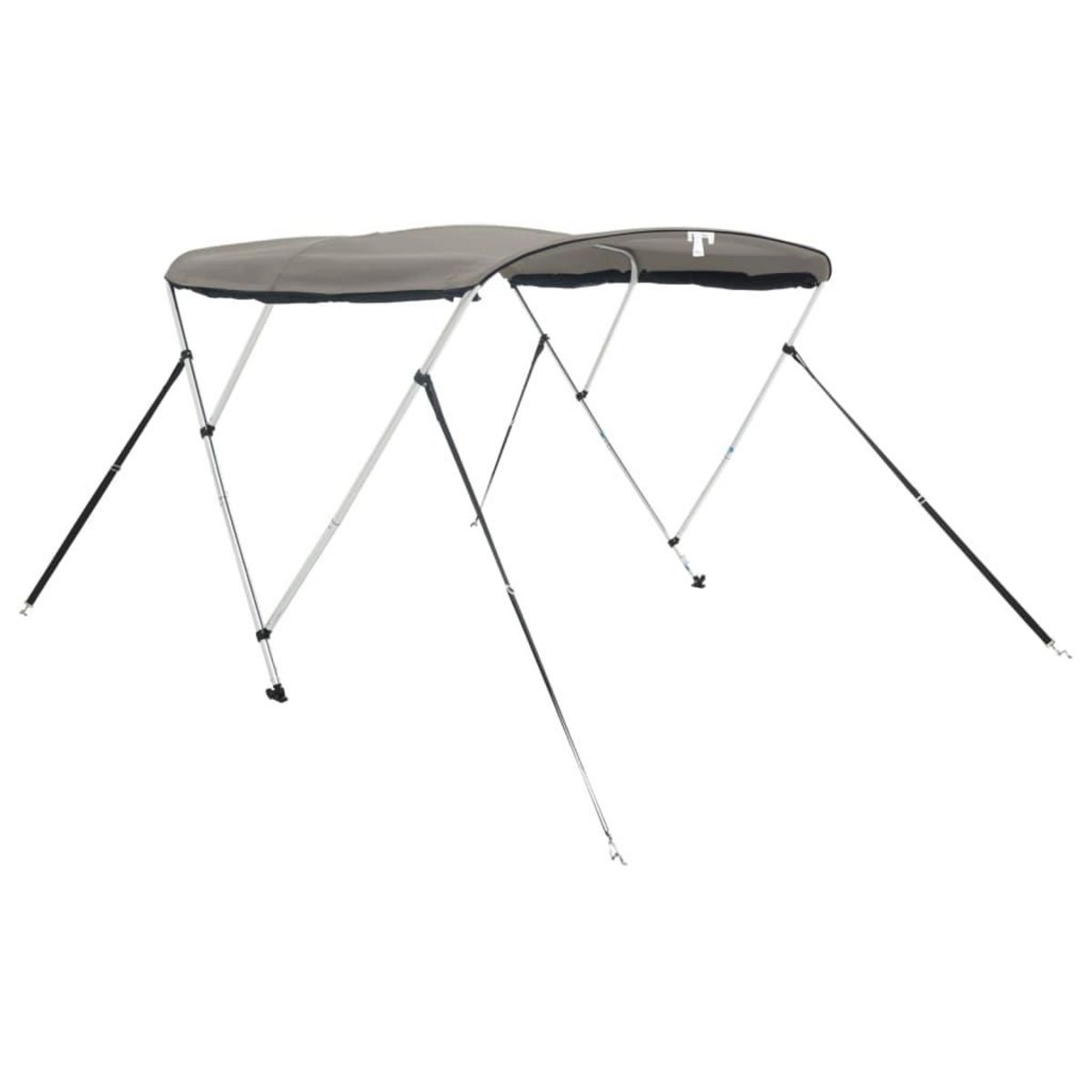 VIDAXL Toit bimini a 3 arceaux parois en maille 183x(170-182)x137 cm