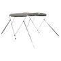 Voir la diapositive 3 : VIDAXL Toit bimini a 3 arceaux parois en maille 183x(170-182)x137 cm