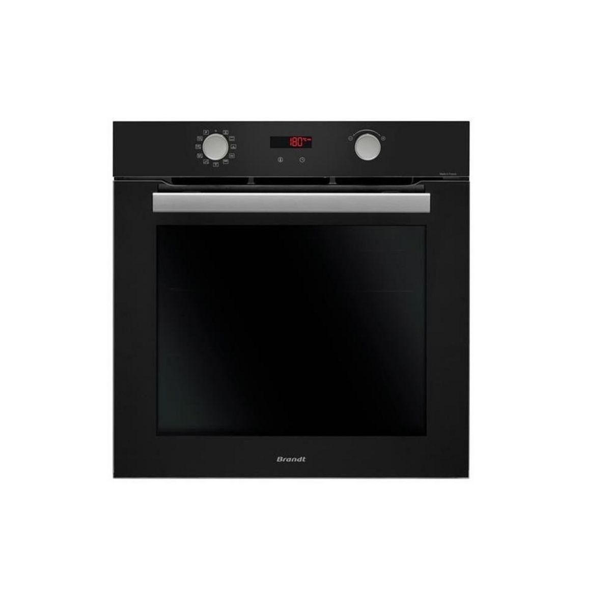 BRANDT Four intégrable multifonction 67l 60cm pyrolyse noir - BOP2112B