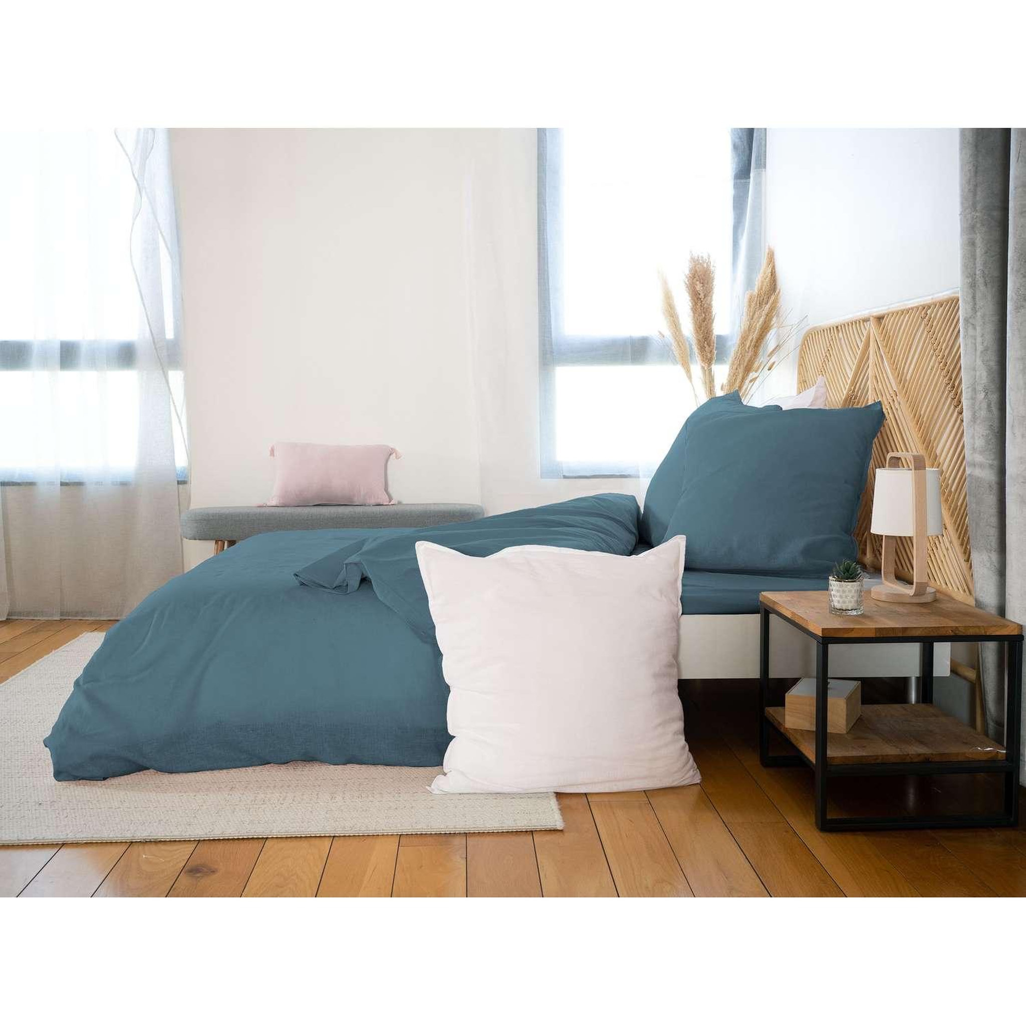Voir la diapositive 4 : COTE DECO Parure de lit - coton et lin