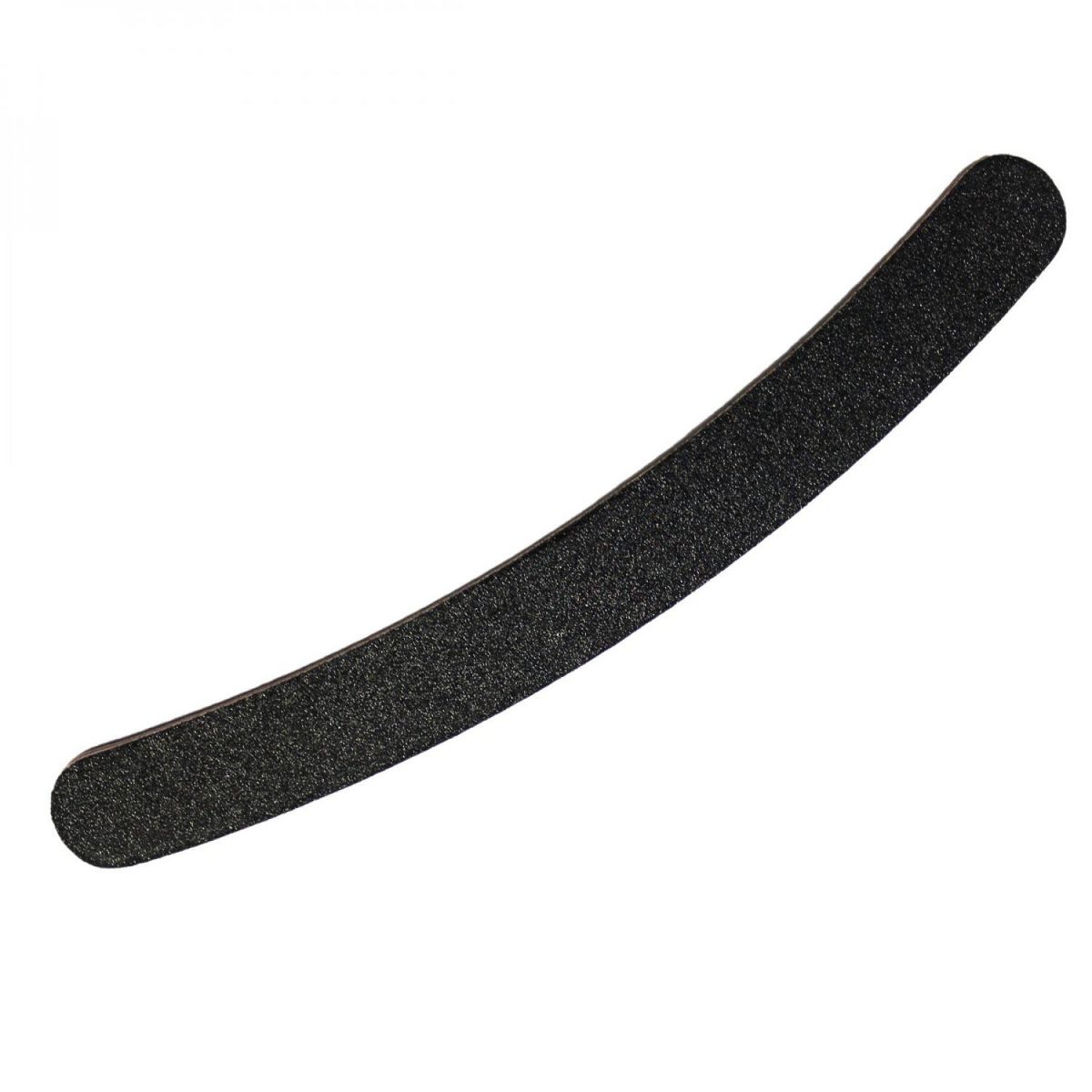 VIVEZEN Lot de 30 limes à ongles banane premium - Grain 100/180 - Noir