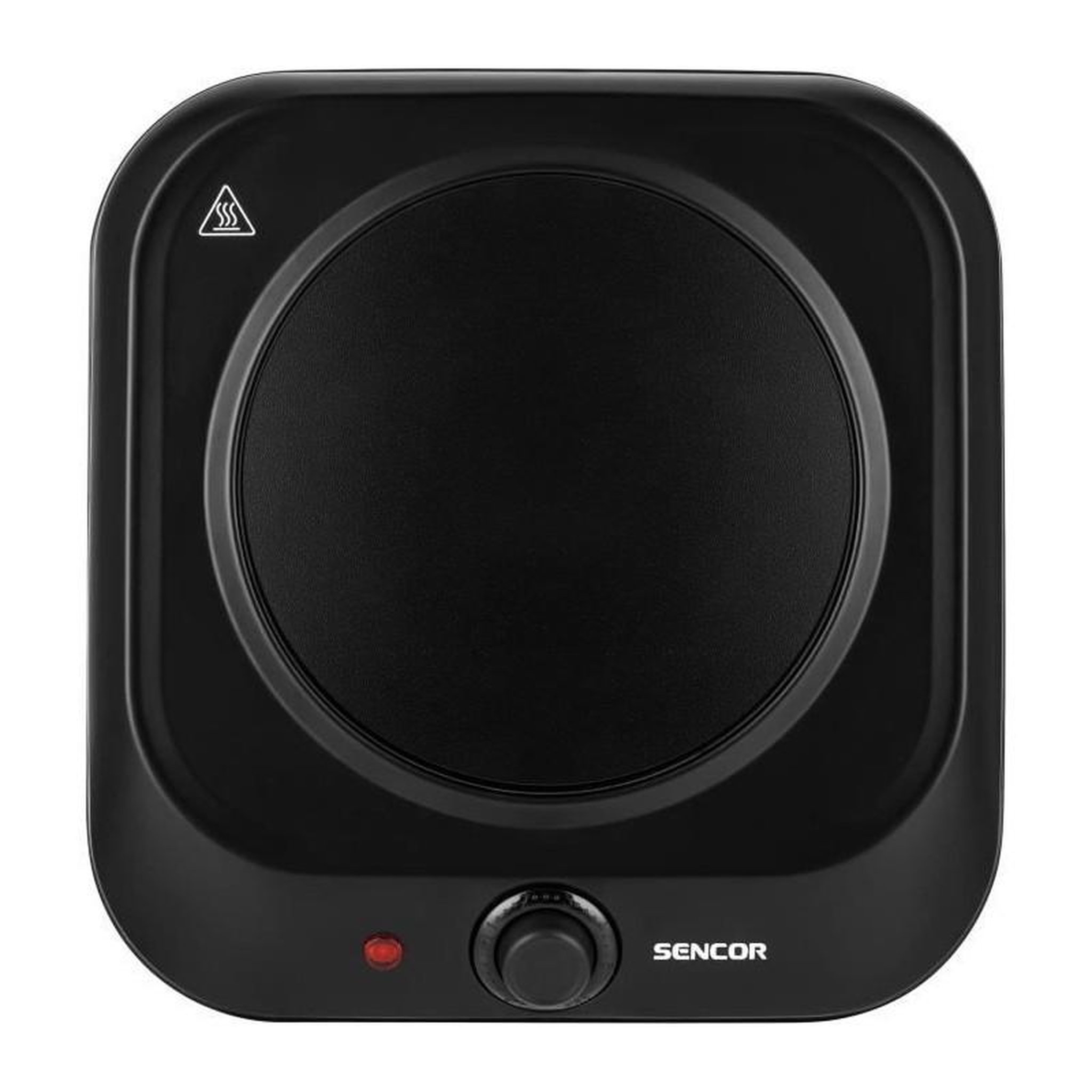 Voir la diapositive 2 : SENCO Plaque de cuisson infrarouge - SENCOR - SCP 1763BK - 1200 W - 1 foyer - Noir