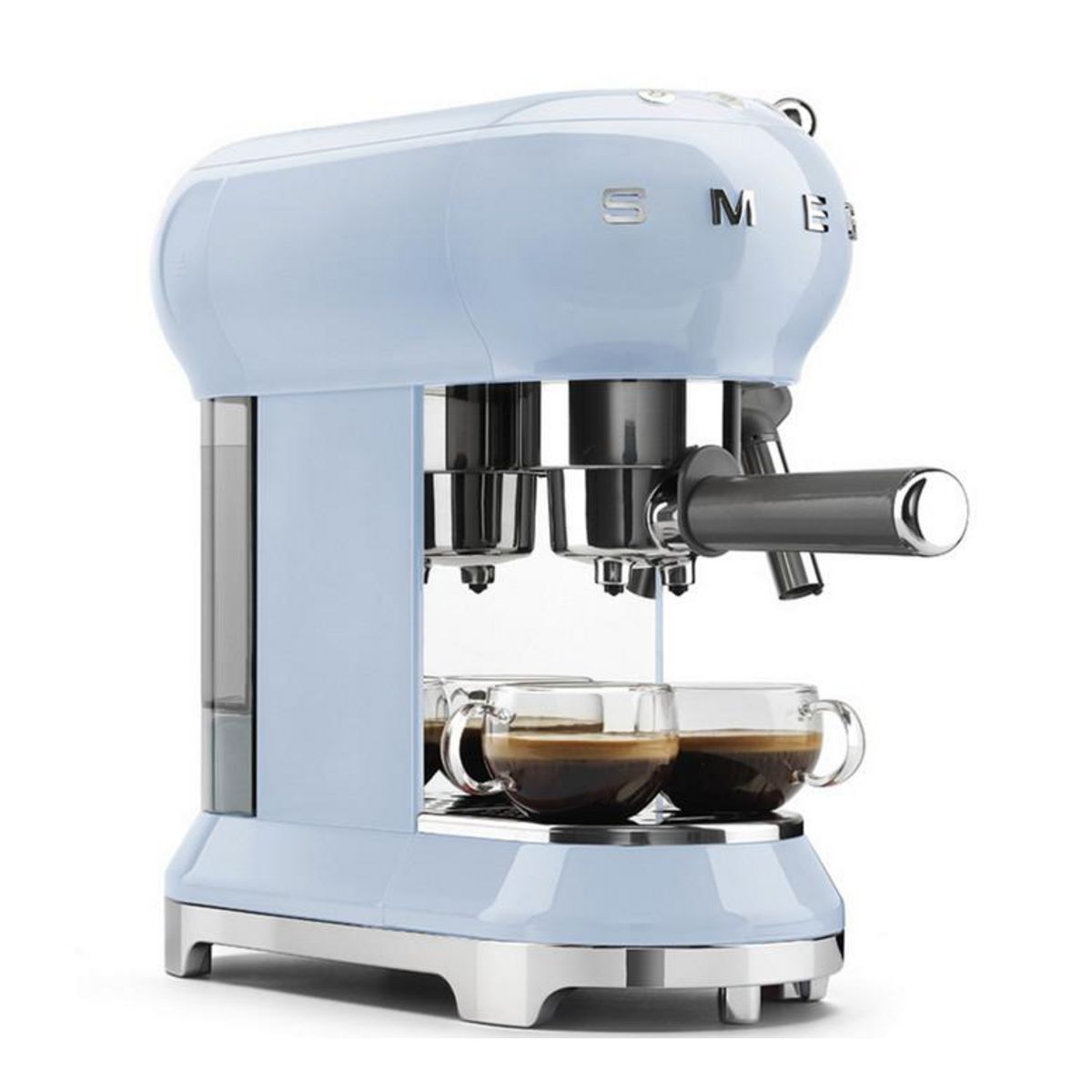 SMEG Machine à expresso 15 bars bleu azur - ecf01pbeu