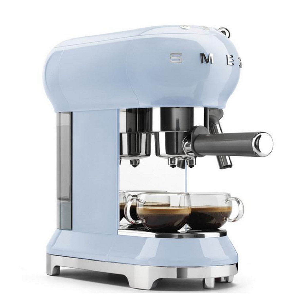 SMEG Machine à expresso 15 bars bleu azur - ecf01pbeu