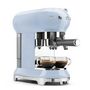 Voir la diapositive 6 : SMEG Machine à expresso 15 bars bleu azur - ecf01pbeu
