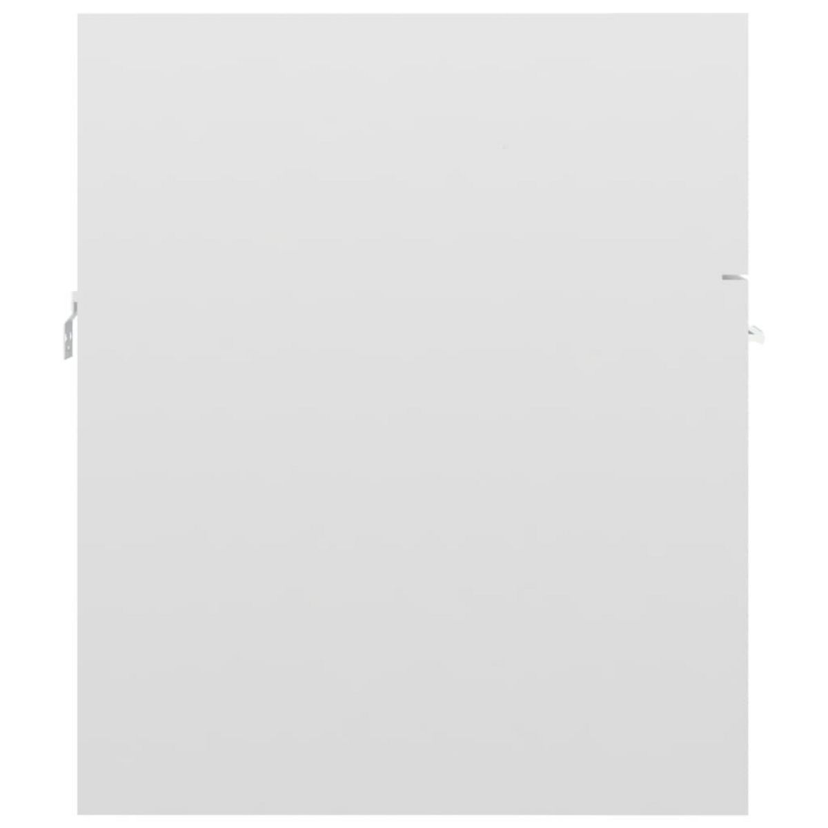 VIDAXL Armoire d'evier Blanc brillant 41x38,5x46 cm Bois d'ingenierie