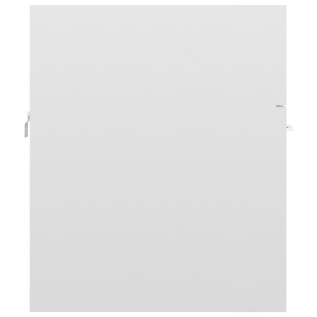 VIDAXL Armoire d'evier Blanc brillant 41x38,5x46 cm Bois d'ingenierie