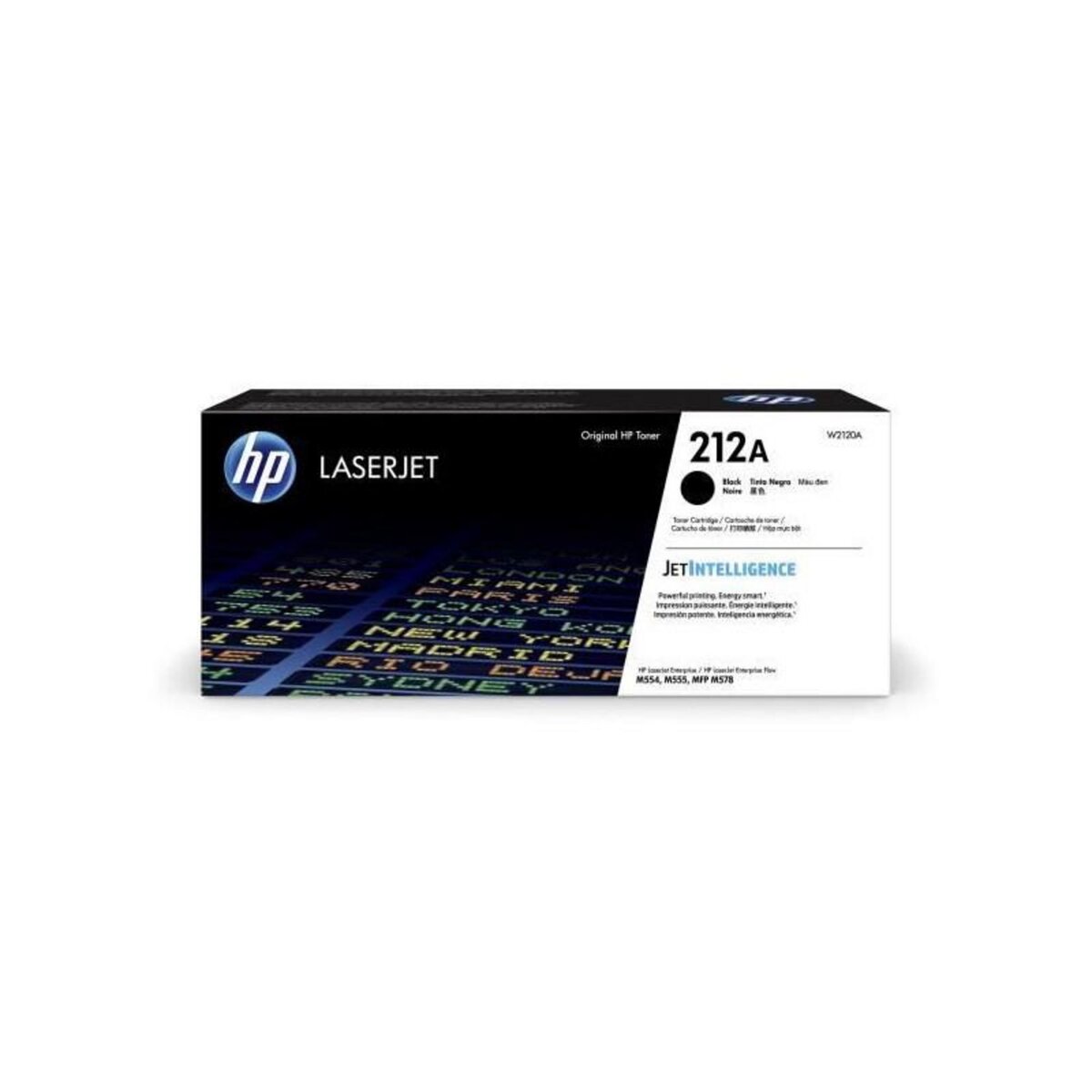 HP Cartouche de Toner HP 212A Noire Authentique (W2120A) pour HP Color LaserJet Enterprise M555 / M554 / M578