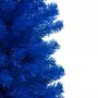 VIDAXL Arbre de Noël artificiel pre-eclaire et boules bleu 150 cm PVC