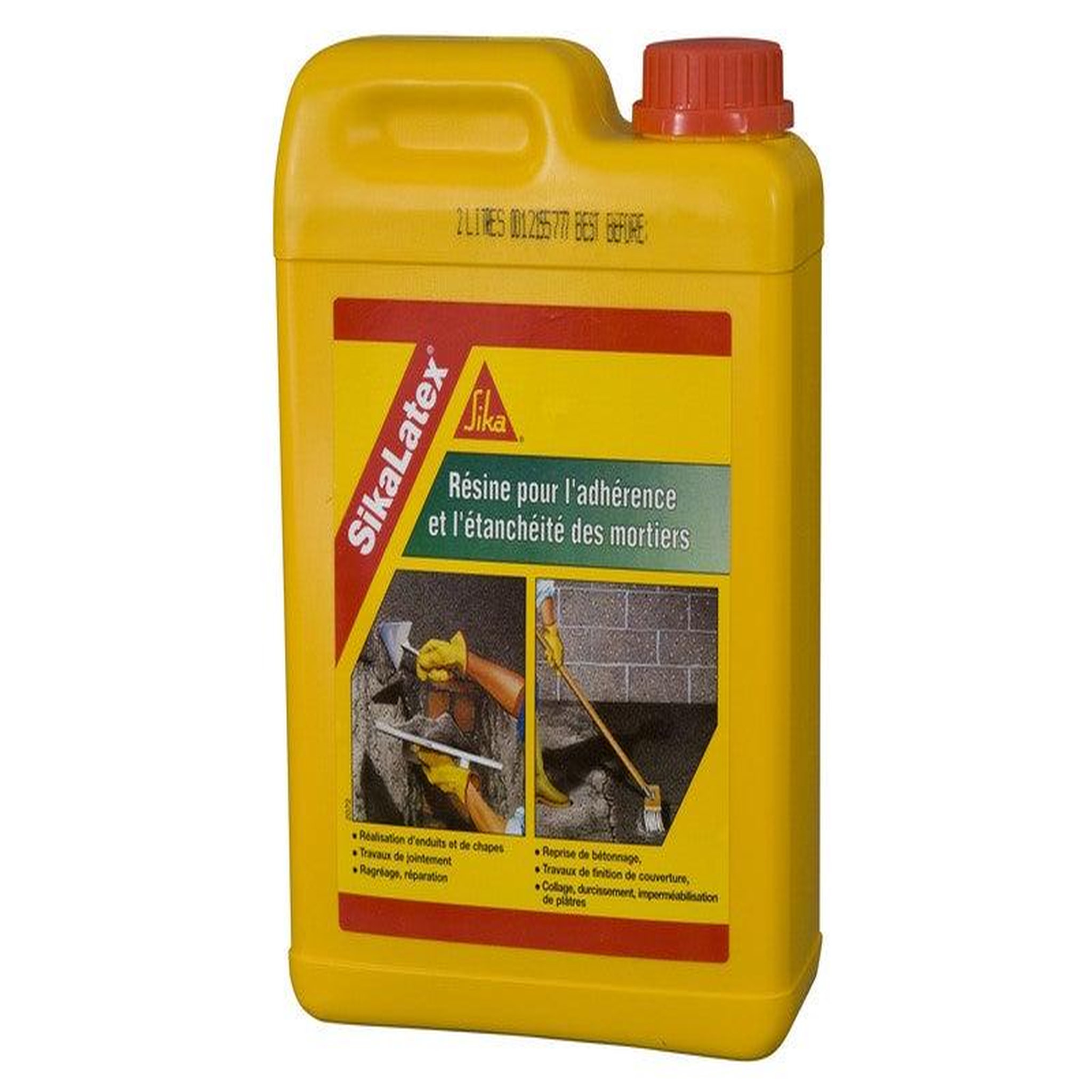 Sika Résine D'Adhérence Concentrée Pour Mortier Sika Sikalatex 2 L Blanc