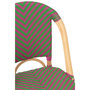 Voir la diapositive 6 : Paris Prix Chaise en Rotin  Geo  86cm Rose & Vert