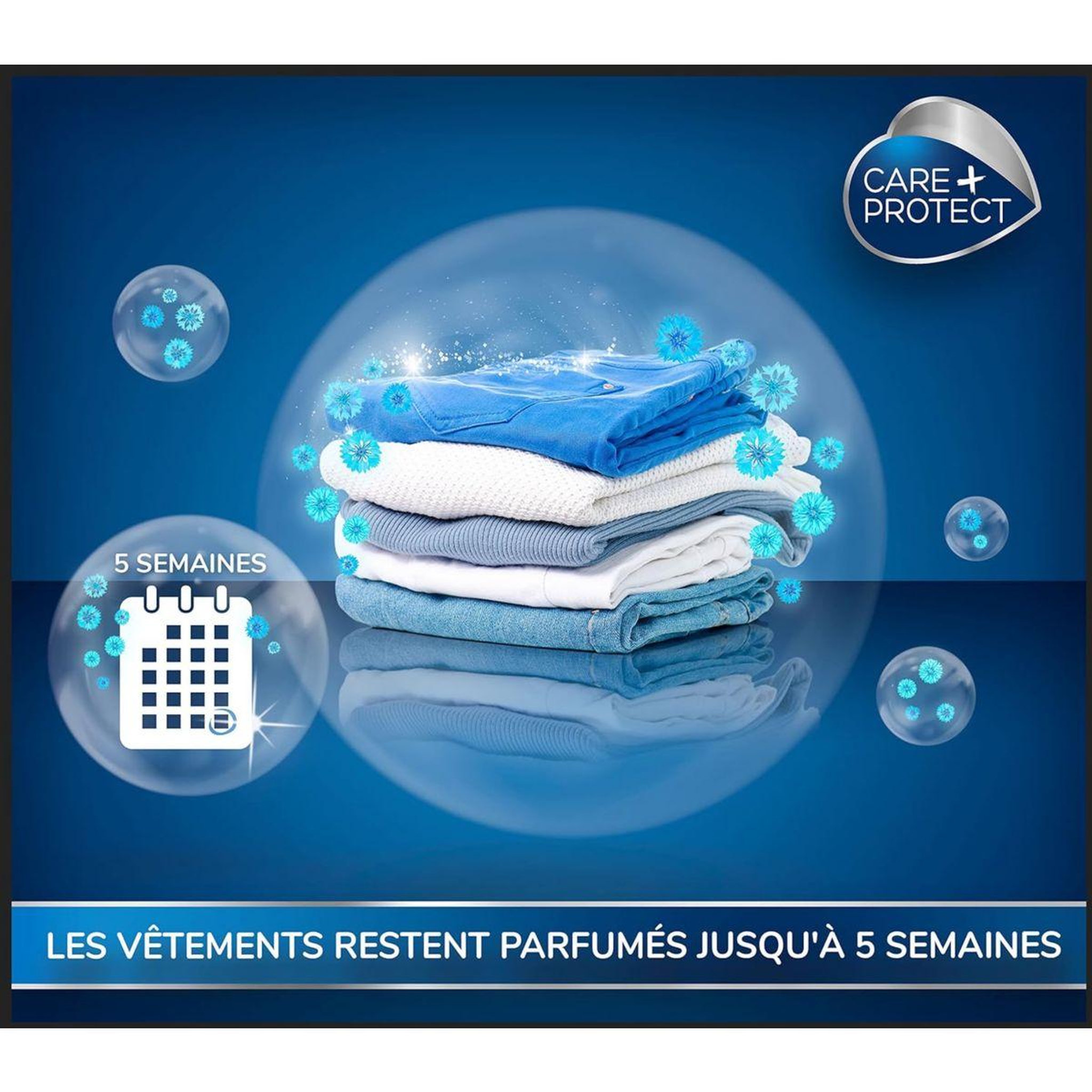 Voir la diapositive 4 : CARE PROTECT Parfum de linge pour lave-linge / Fiori Di Talco - 100ml