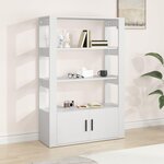 VIDAXL Buffet Blanc 80x30x119,5 cm Bois d'ingenierie