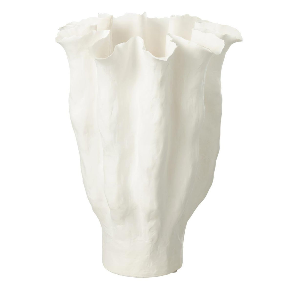 Paris Prix Vase Déco en Céramique  Calyx  42cm Blanc