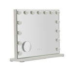 Paris Prix Miroir avec LED  Hollywood  55cm Blanc
