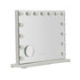 Voir la diapositive 1 : Paris Prix Miroir avec LED  Hollywood  55cm Blanc
