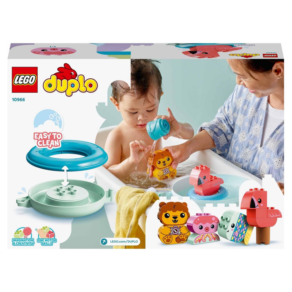 LEGO Duplo 10966 Jouet de bain Ile flottante des animaux
