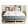 Voir la diapositive 4 : Ensemble matelas 792 Ressorts 7 zones Face hiver/été 160x200 cm + 2 sommiers 80x200 cm vert Céladon HYGGE