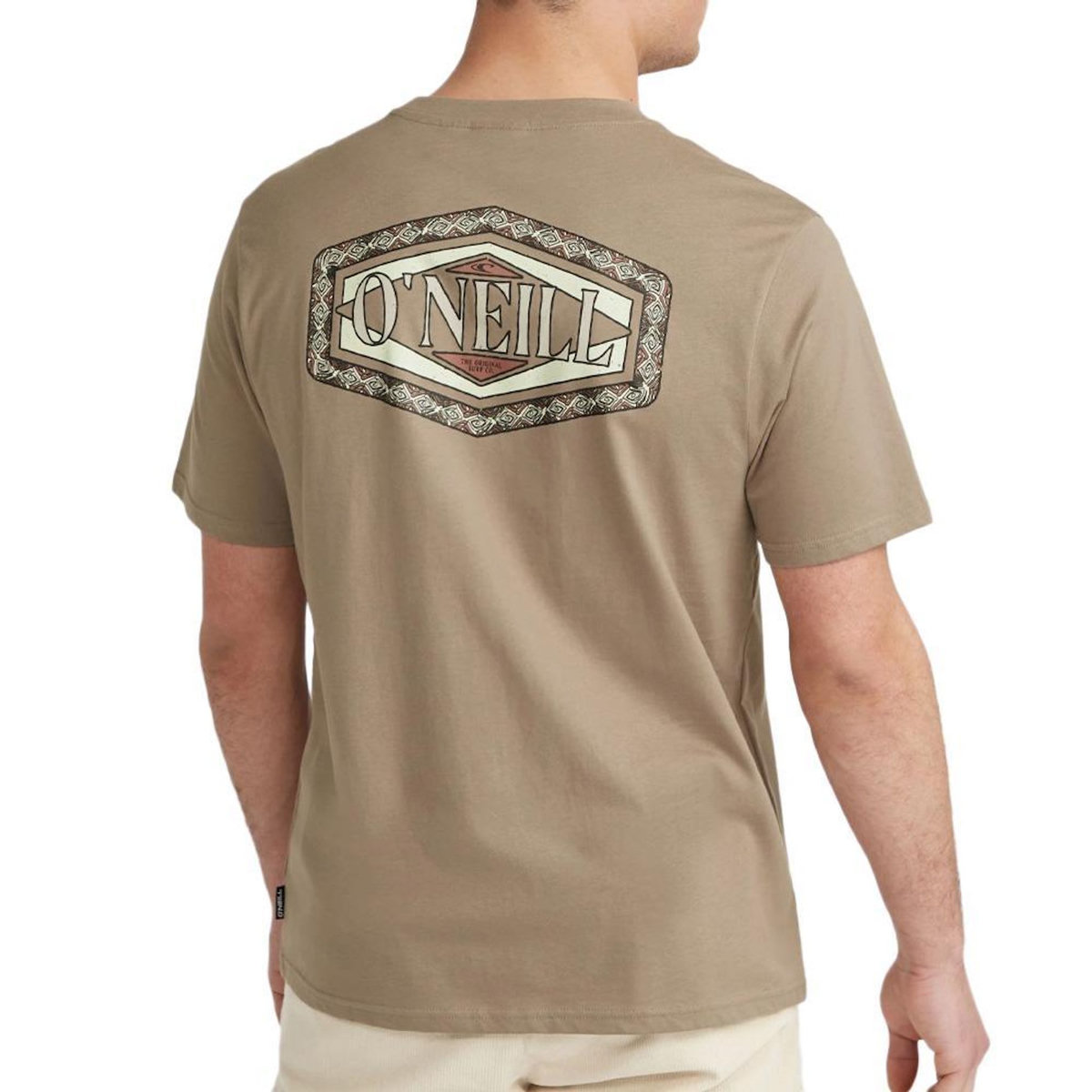 O'NEILL T Shirt Taupe Homme O'Neill Print