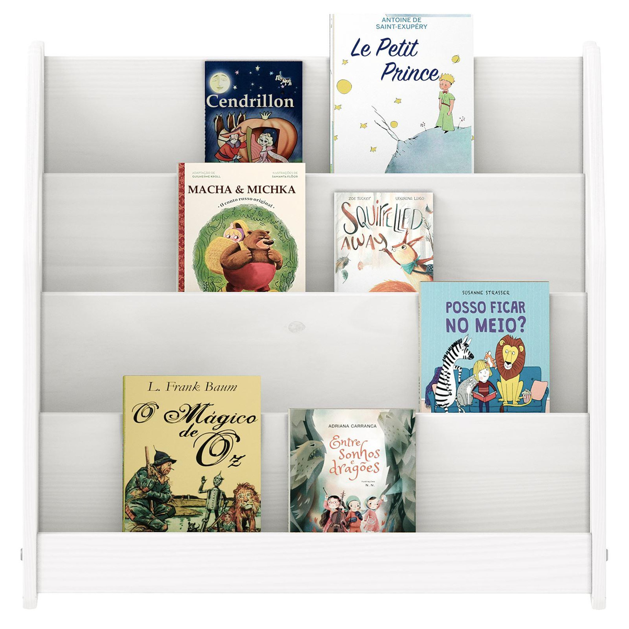 Voir la diapositive 4 : IDIMEX Bibliothèque enfant BRUNO en pin massif
