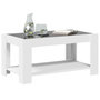 Voir la diapositive 5 : VIDAXL Table basse avec LED blanc 93x53x45 cm bois d'ingenierie