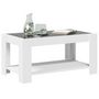 Voir la diapositive 5 : VIDAXL Table basse avec LED blanc 93x53x45 cm bois d'ingenierie
