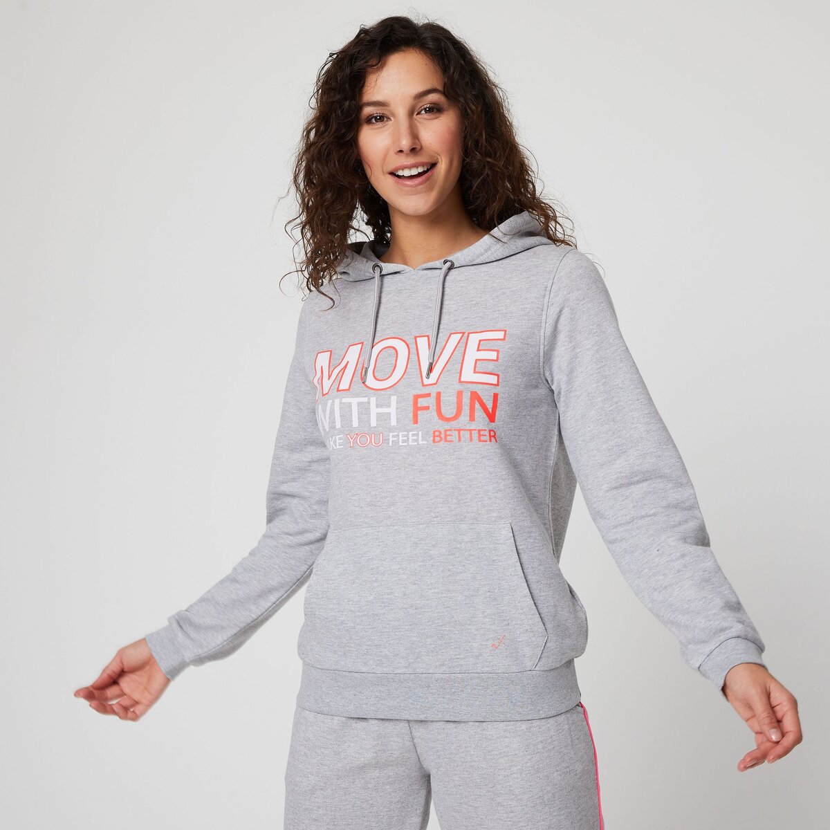 INEXTENSO Sweat de sport à capuche femme
