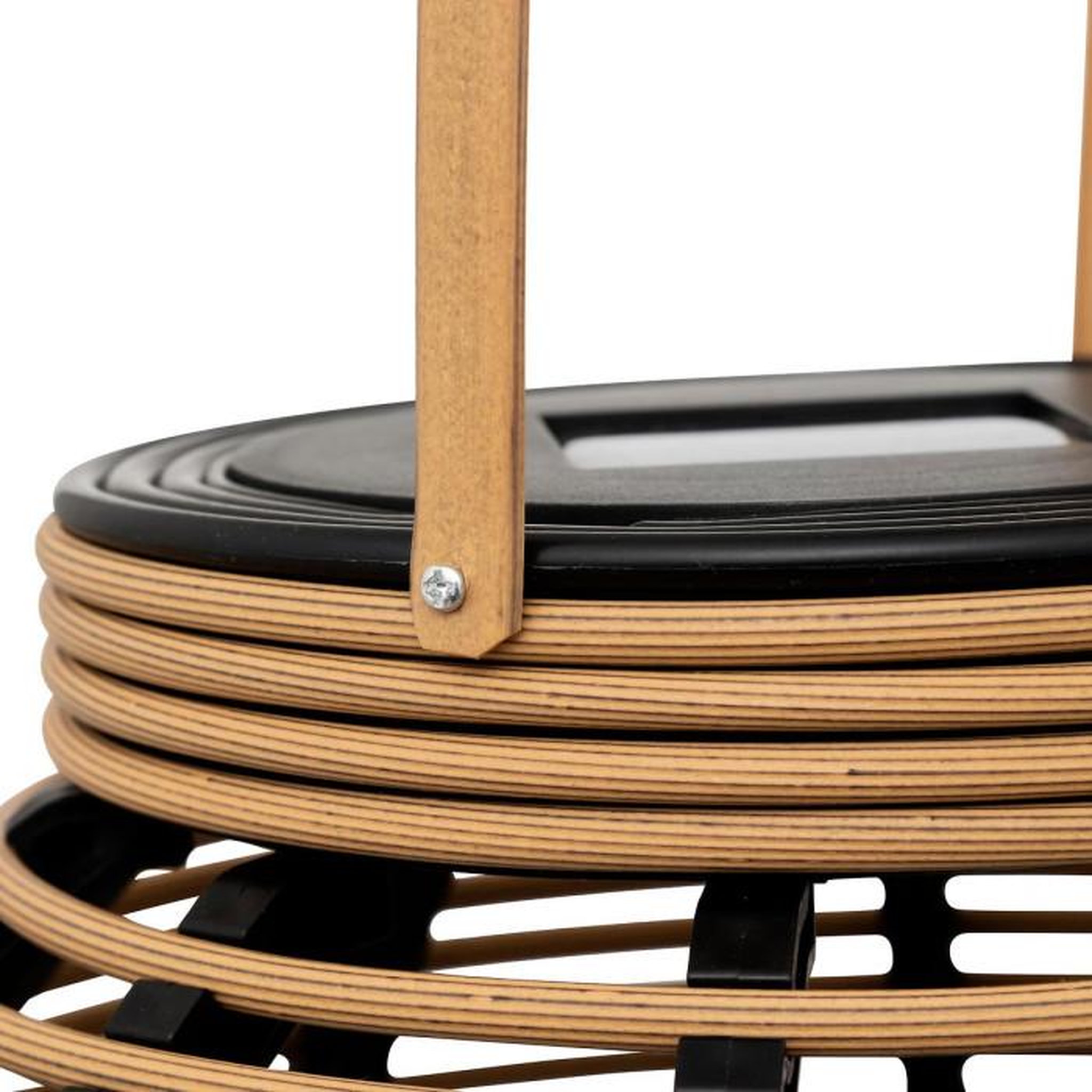 Voir la diapositive 3 : ATMOSPHERA Lanterne Solaire Design  Tany  43cm Naturel