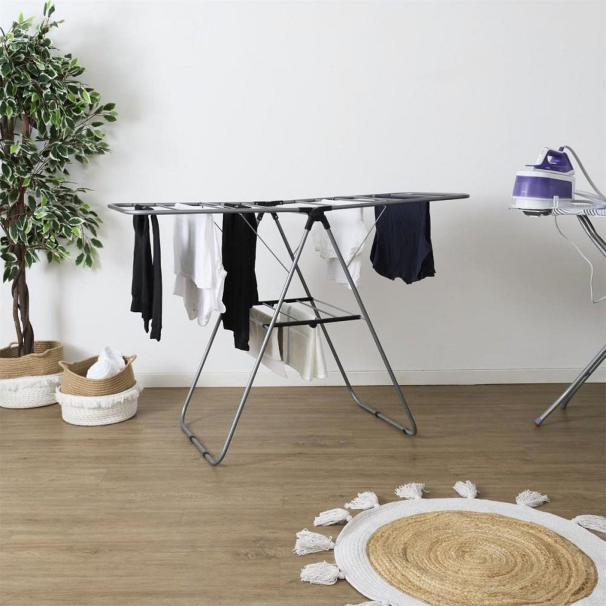 The Home Deco Factory Etendoir à linge 15m étendage
