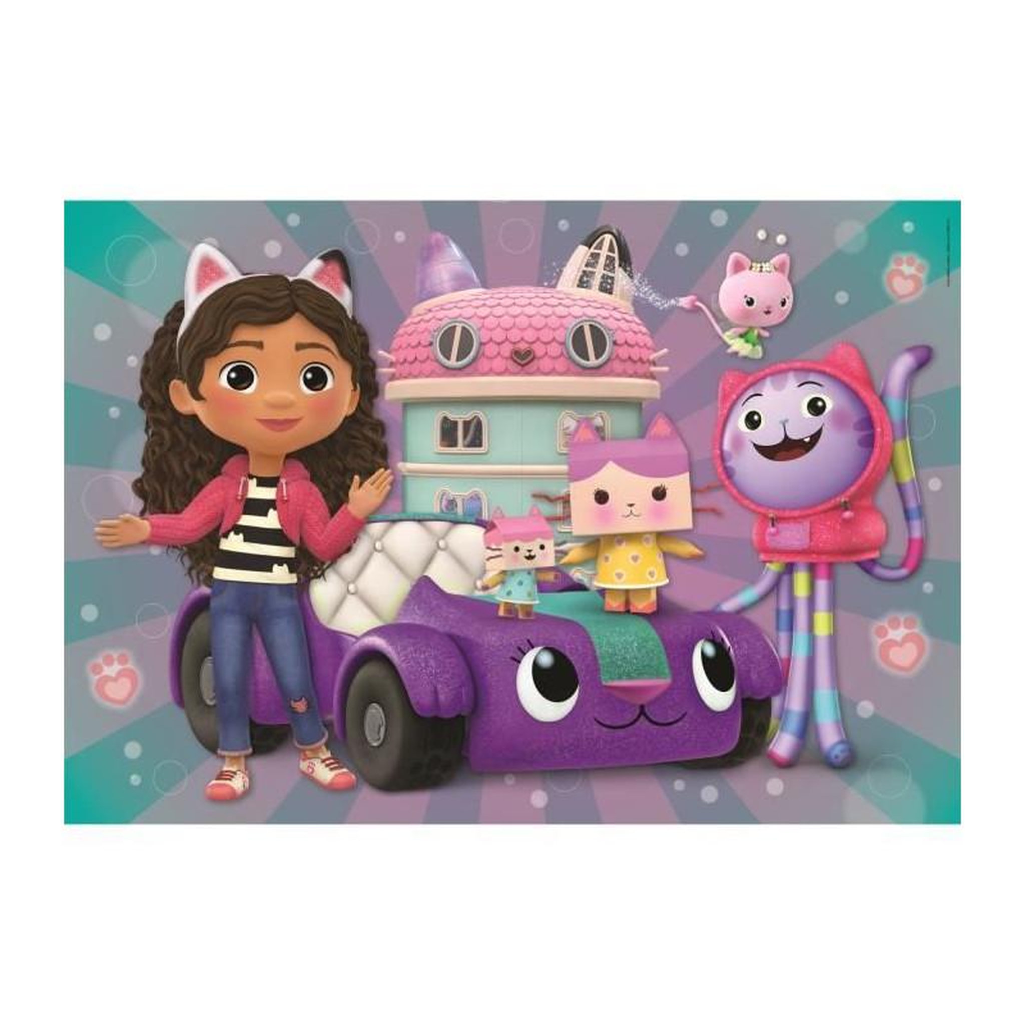 Voir la diapositive 3 : CLEMENTONI Puzzle - CLEMENTONI - Gabby s Dollhouse - 2 x 20 pieces - Pour enfants a partir de 3 ans - Theme dessins animés