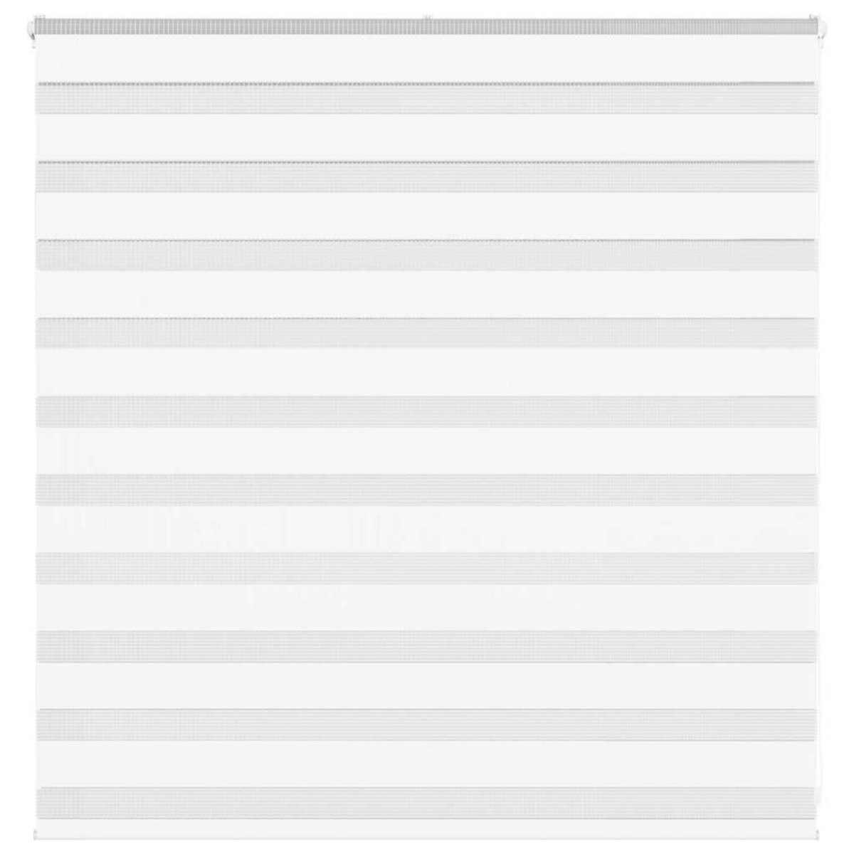 VIDAXL Store zebre blanc 140x100 cm largeur du tissu 135,9cm polyester