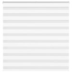 VIDAXL Store zebre blanc 140x100 cm largeur du tissu 135,9cm polyester