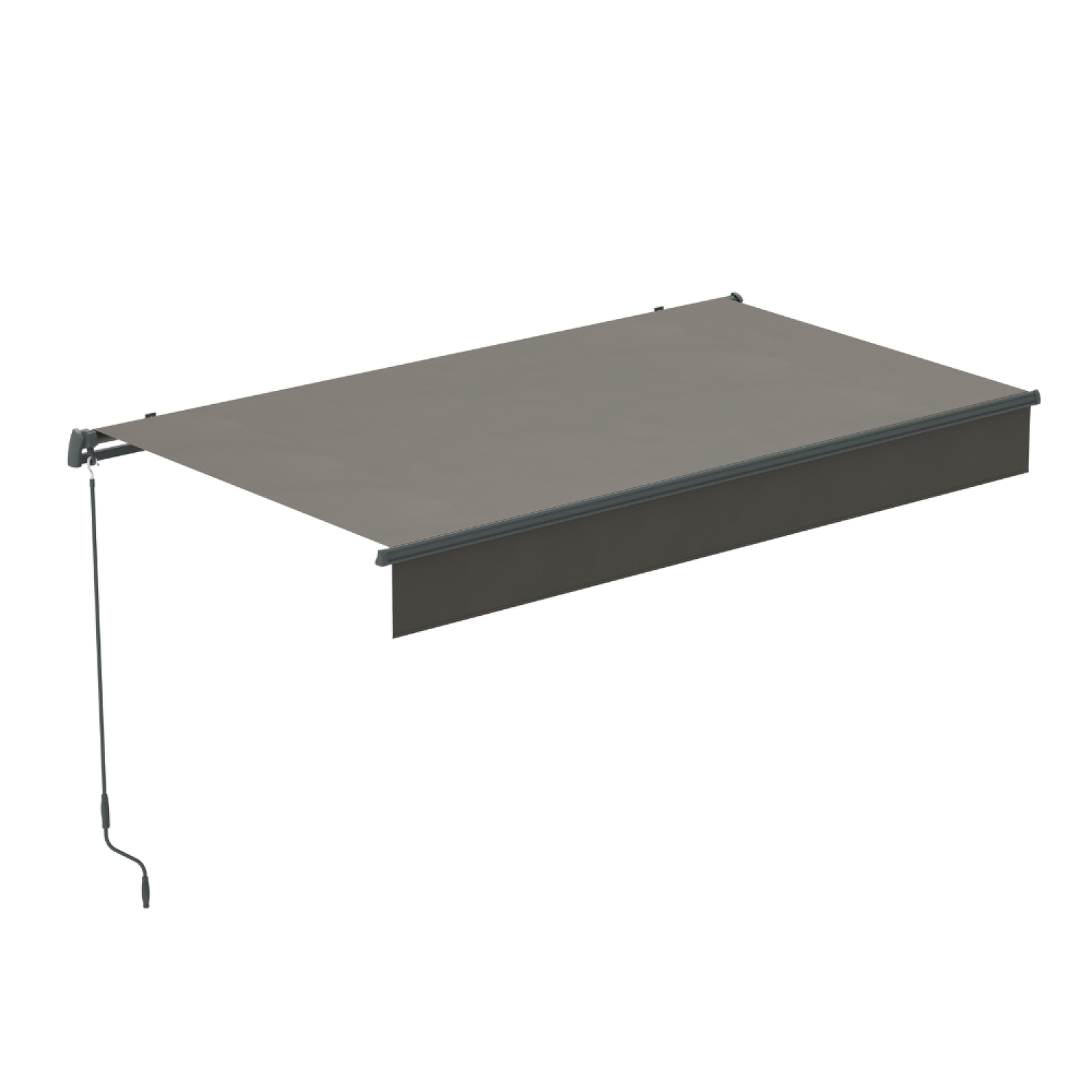 CONCEPT USINE Store banne 3 x 2 m  taupe PISA