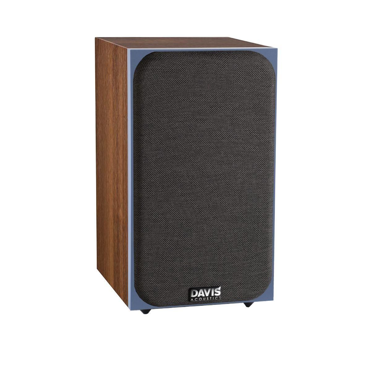 Davis Enceinte bibliothèque ARIANE 1 Bleu/Noyer x2