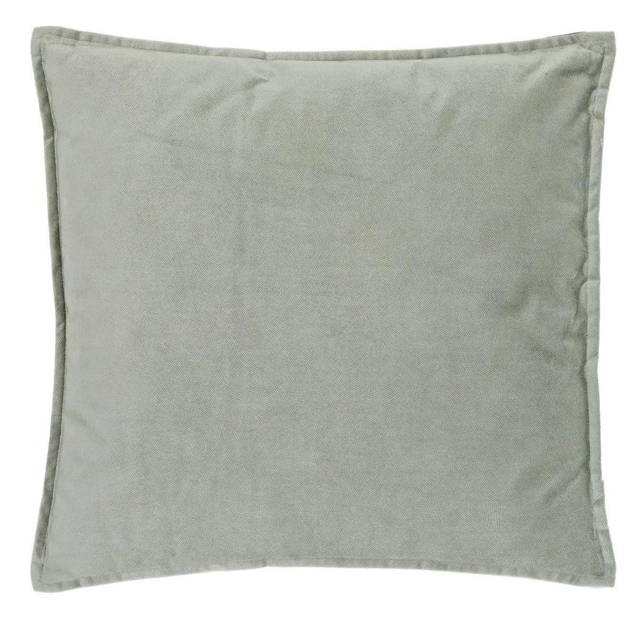 ATMOSPHERA Coussin déhoussable  lilou  45x45cm vert céladon