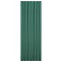 Voir la diapositive 4 : VIDAXL Panneaux de toiture 12 pcs Acier enduit de poudre Vert 100x36cm